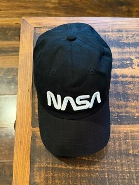 NASA Black Logo Baseball Cap